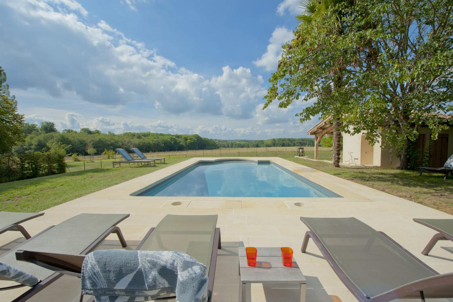 Private pool and terrace