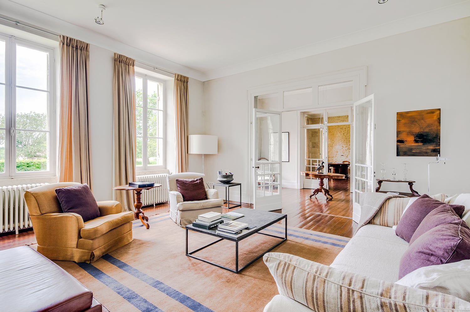 Sitting room | Holiday château in Gironde