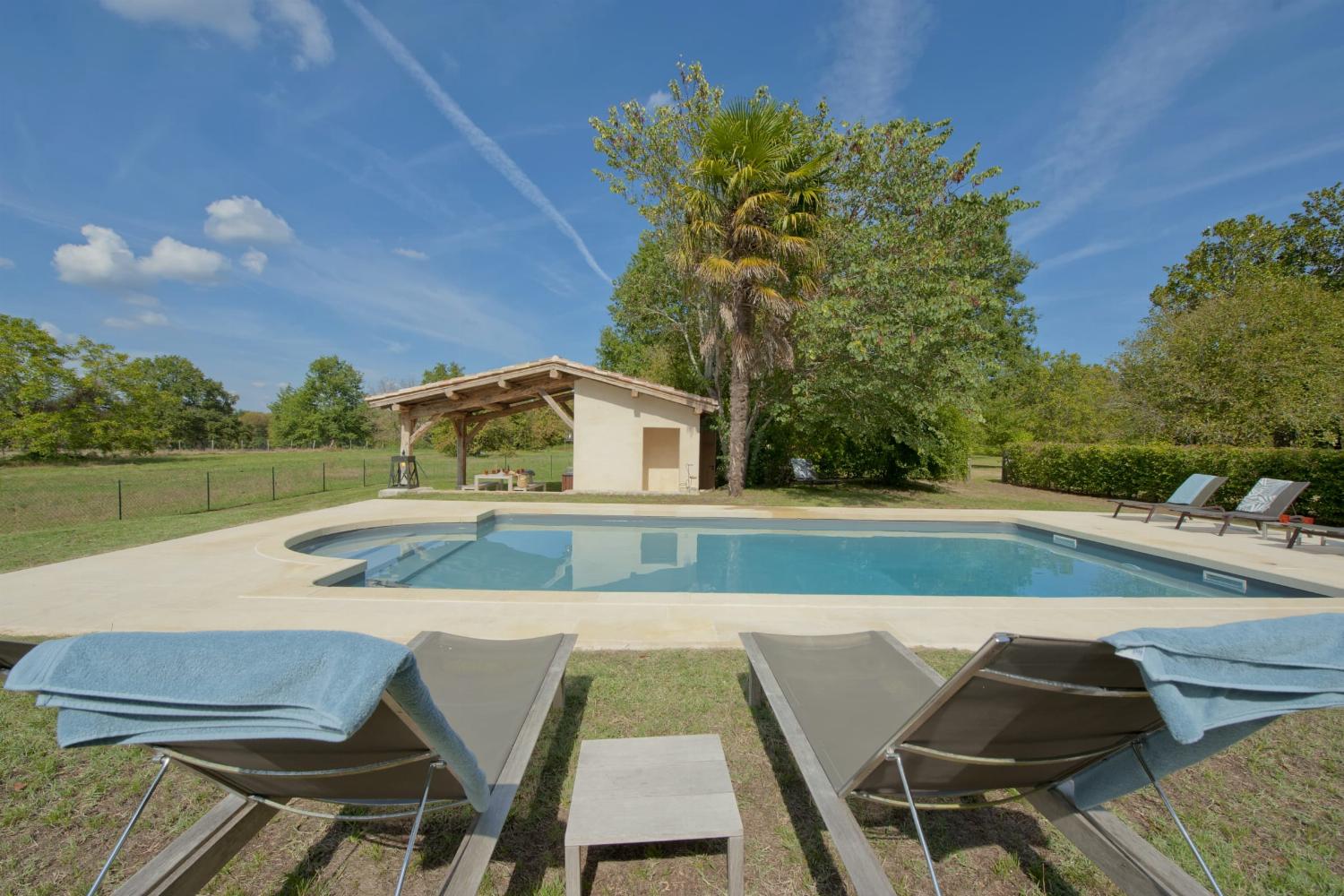 Terrace and private pool