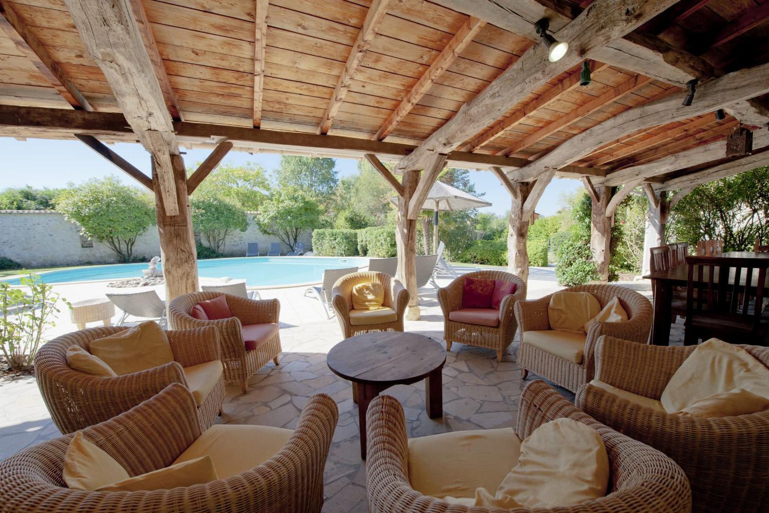 Covered terrace