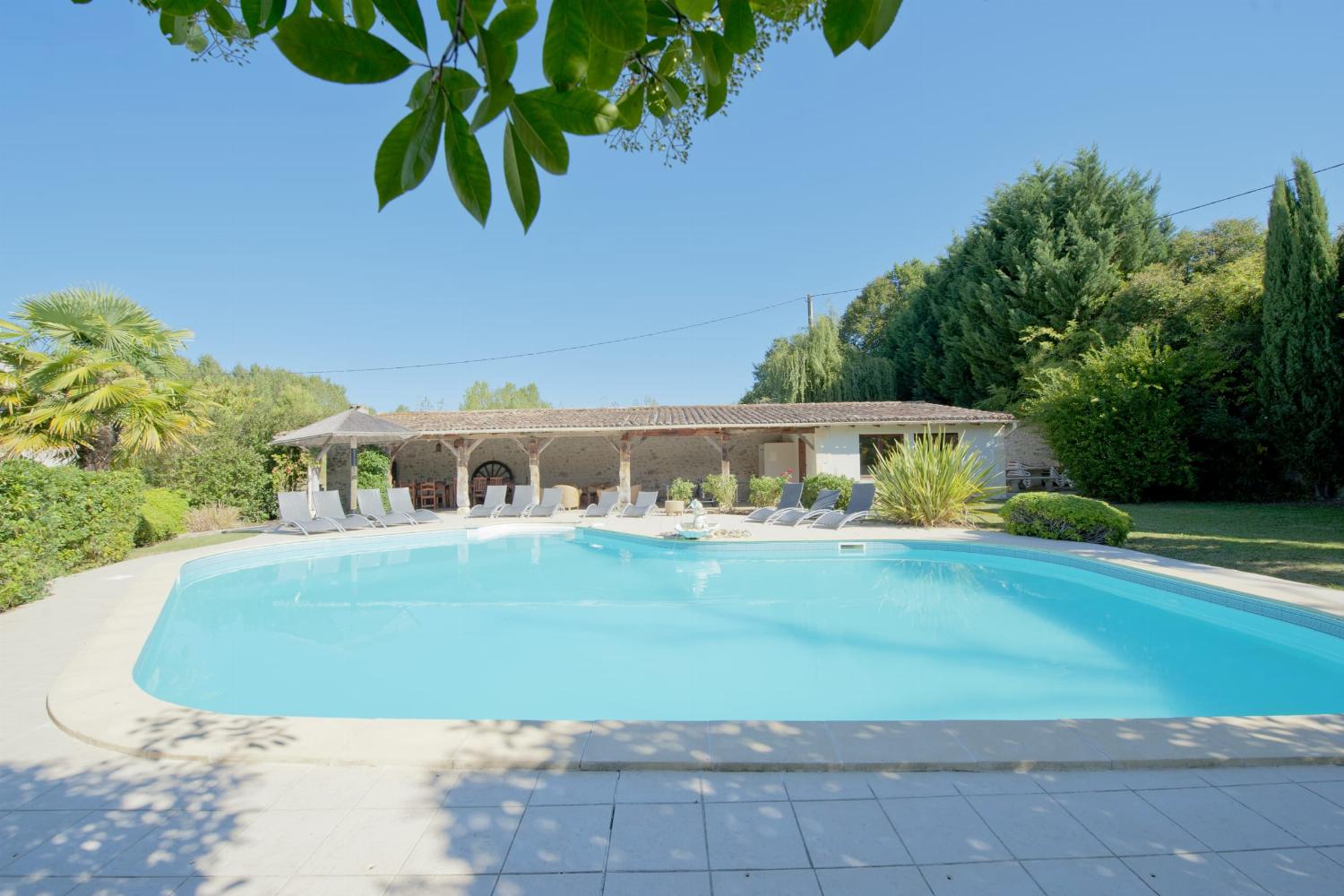 Private heated pool