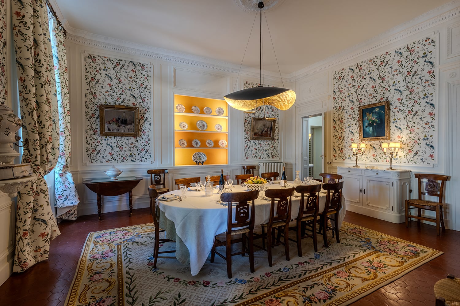 Dining room | Holiday wine domaine in the South of France