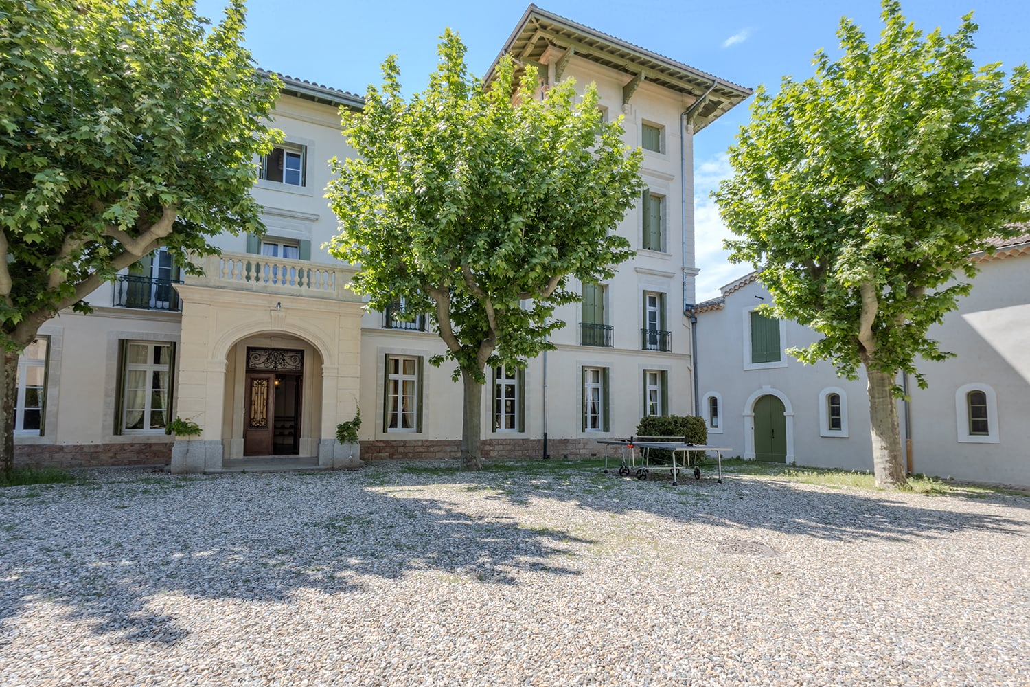 Holiday wine domaine in the South of France