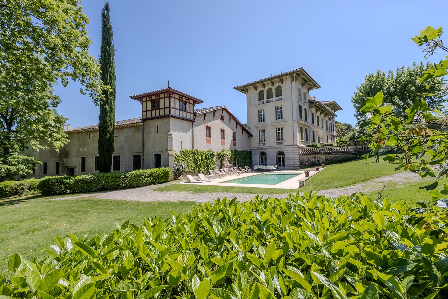 Holiday wine domaine in the South of France