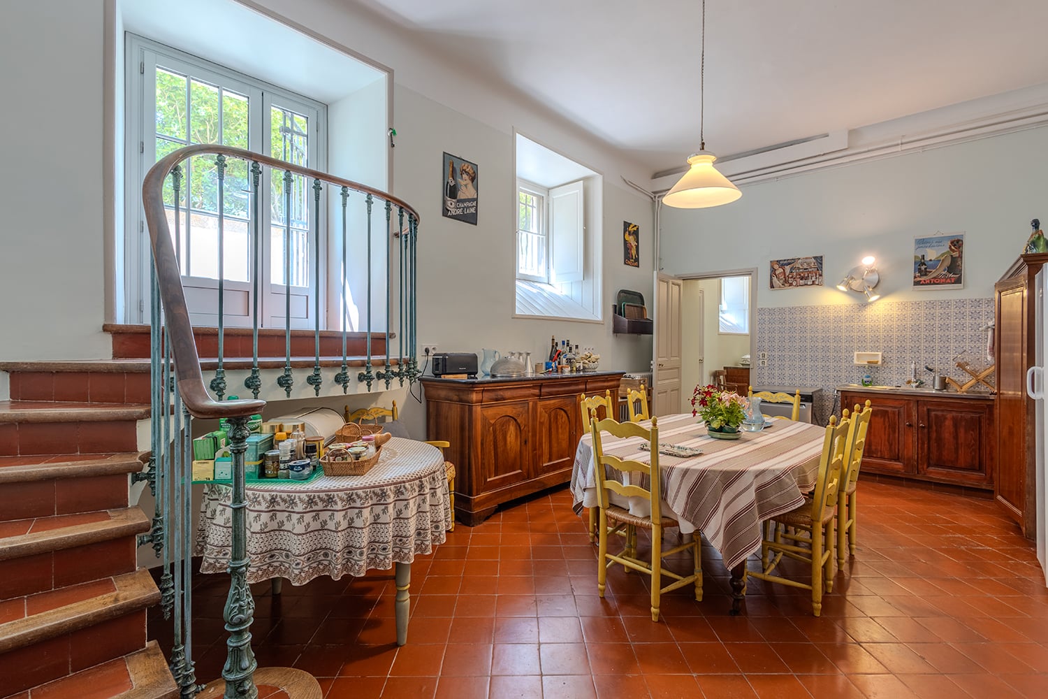 Kitchen | Holiday wine domaine in the South of France