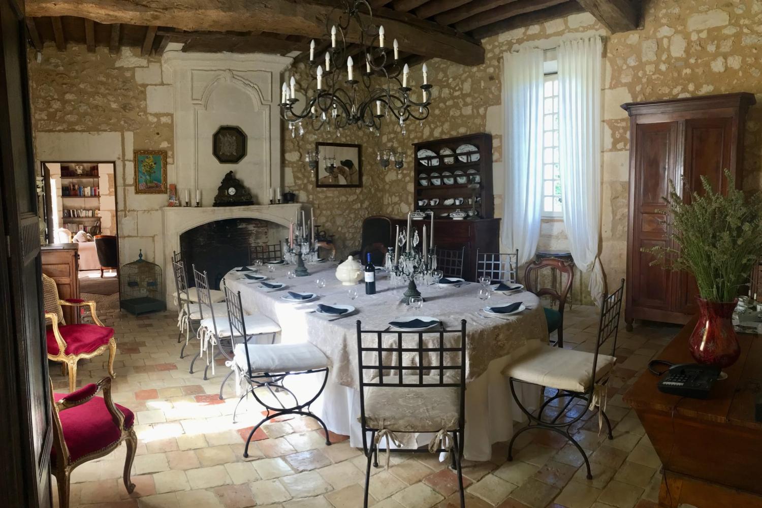 Dining room | Dordogne holiday château