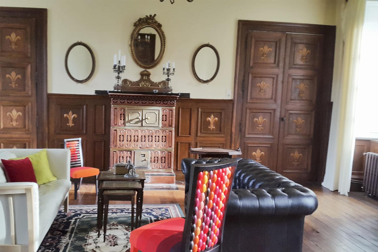 Living room | Holiday château in Haute-Vienne