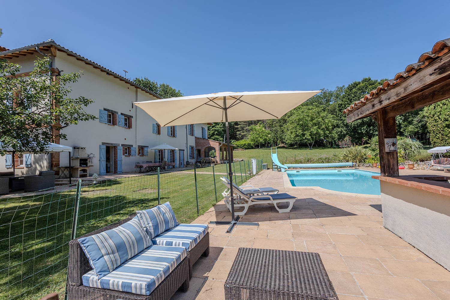 Private pool terrace