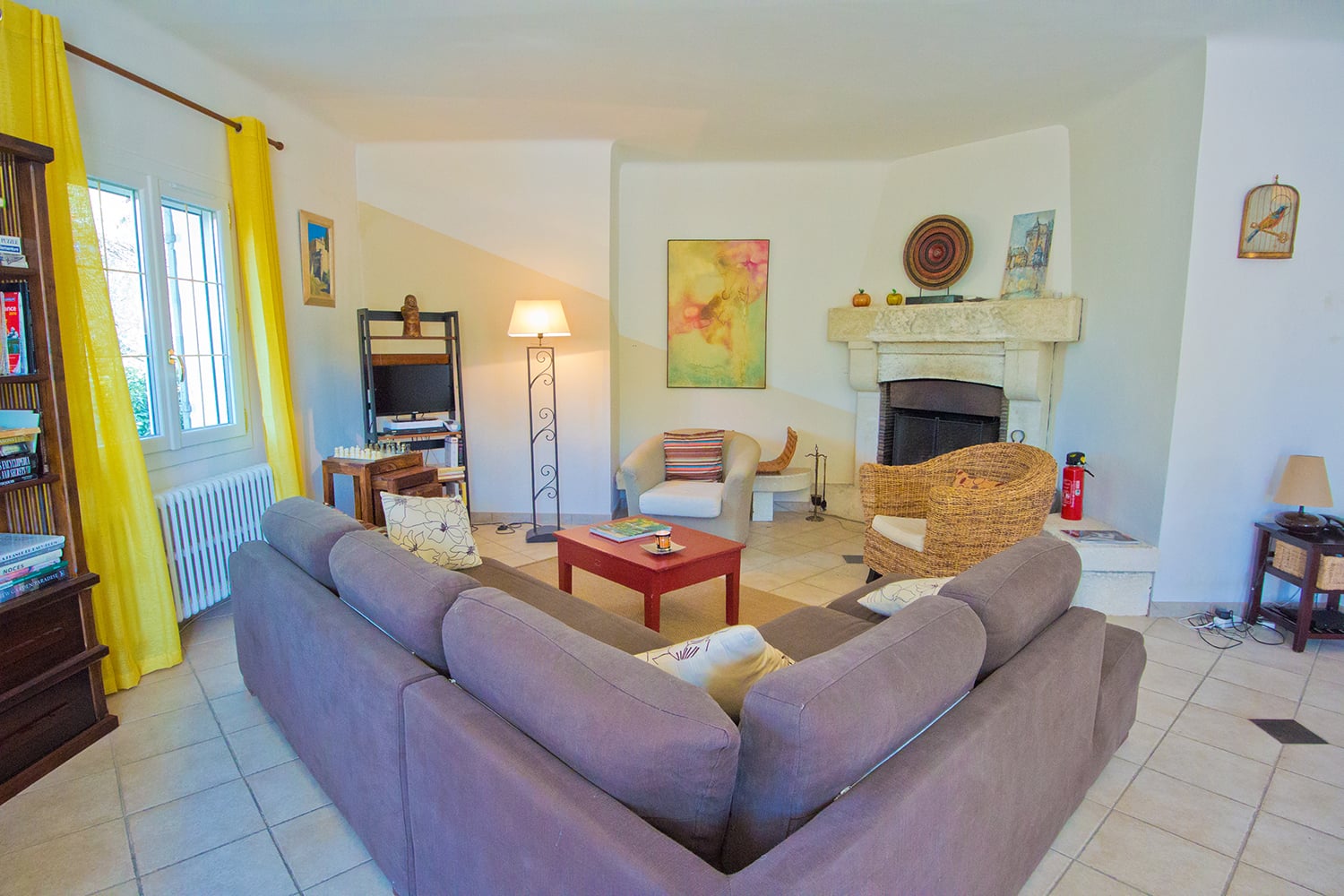 Living room | Rental home in Provence