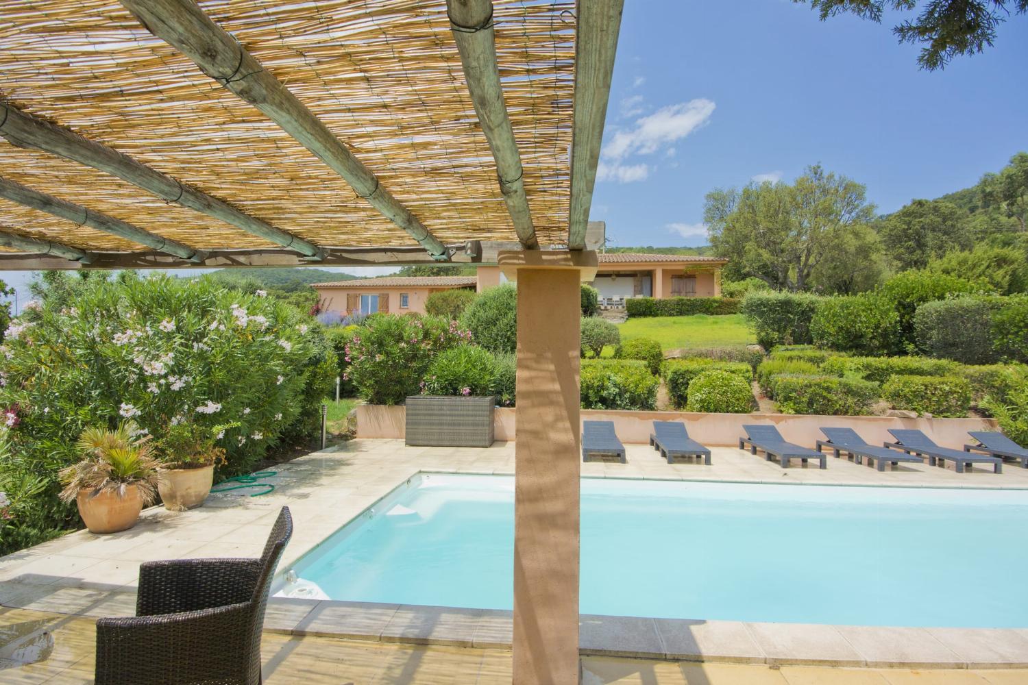 Private heated pool