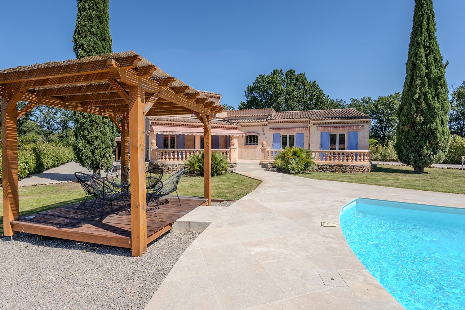 Private heated pool Private heated pool