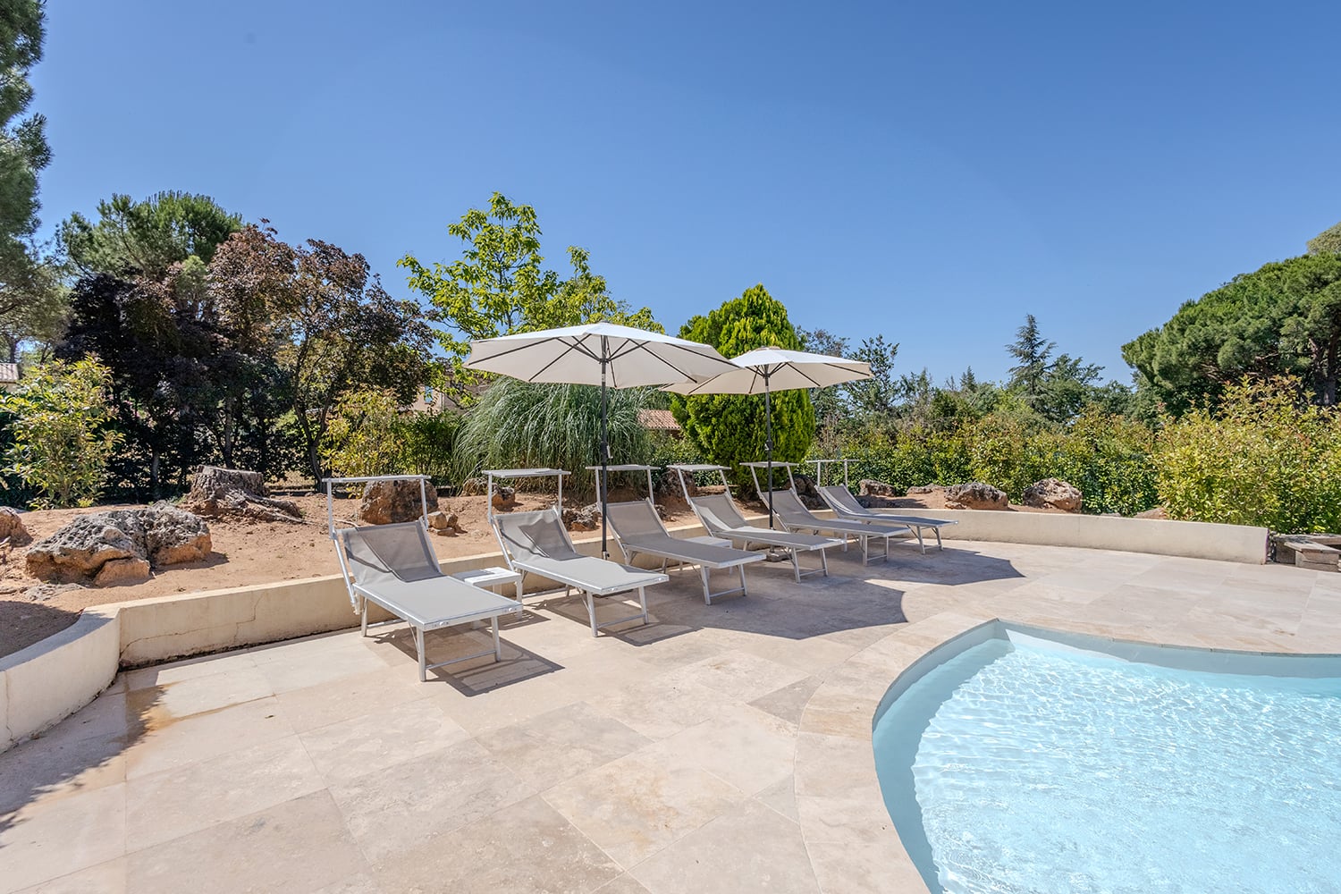 Private heated pool Private heated pool