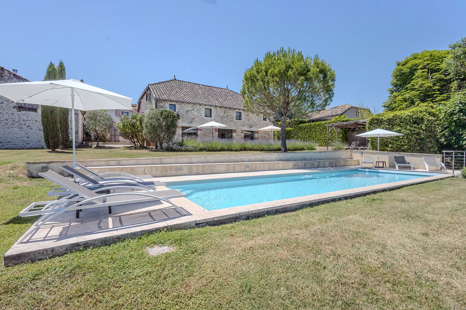 Holiday home in Lauzerte with private heated pool
