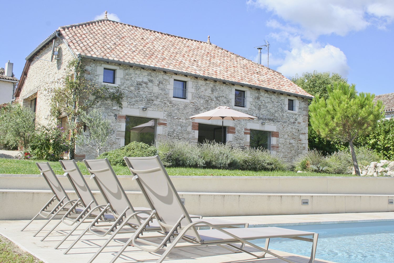 Maison de vacances à Tarn-et-Garonne avec piscine privée chauffée