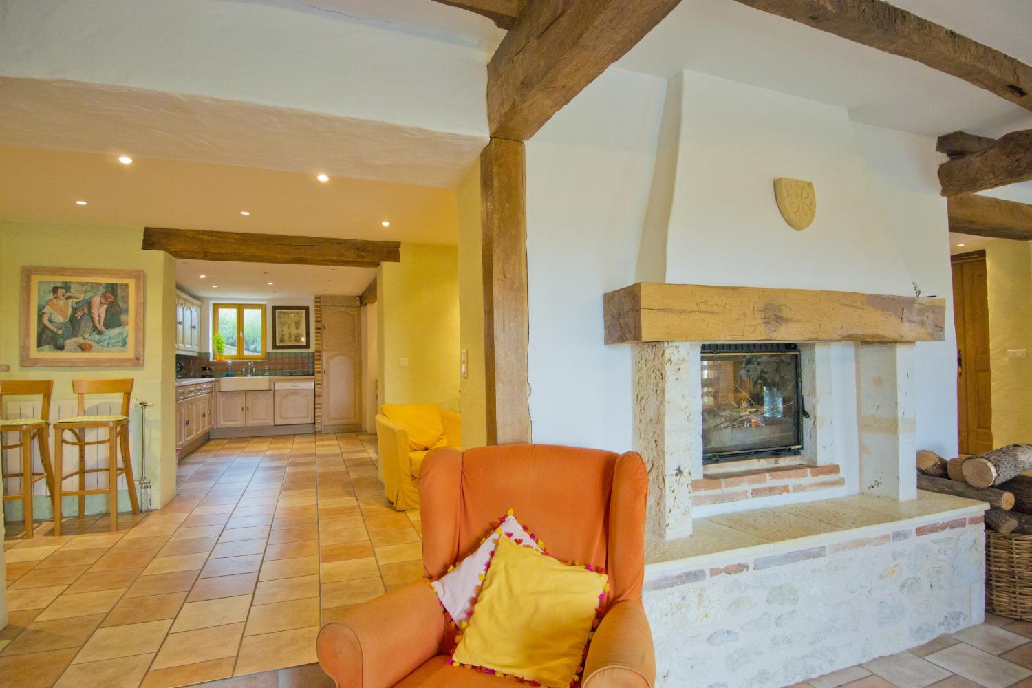 Living room | Rental home in Tarn-en-Garonne