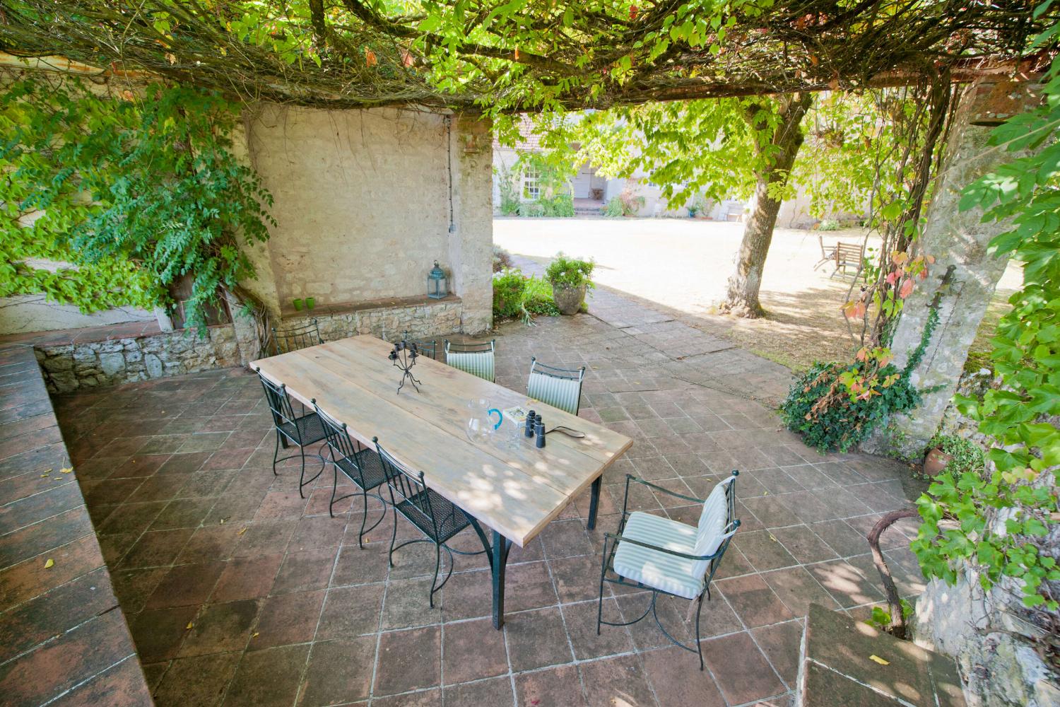 Shaded dining Terrace