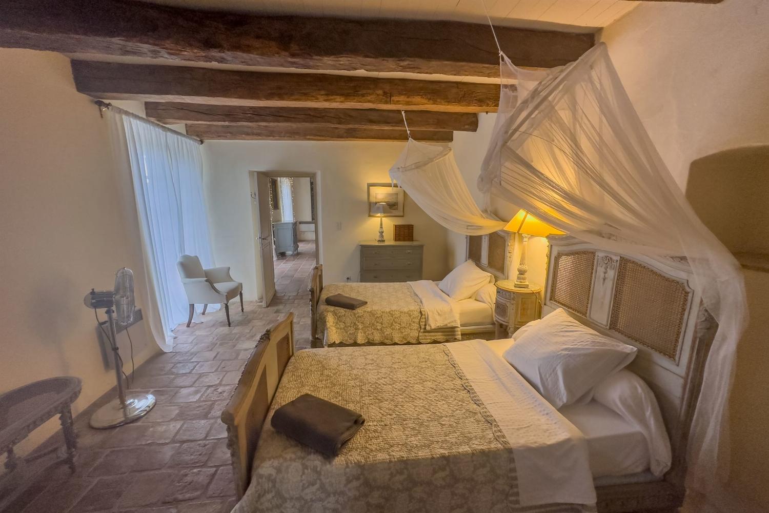 Coach house bedroom | Holiday accommodation in Tarn-en-Garonne