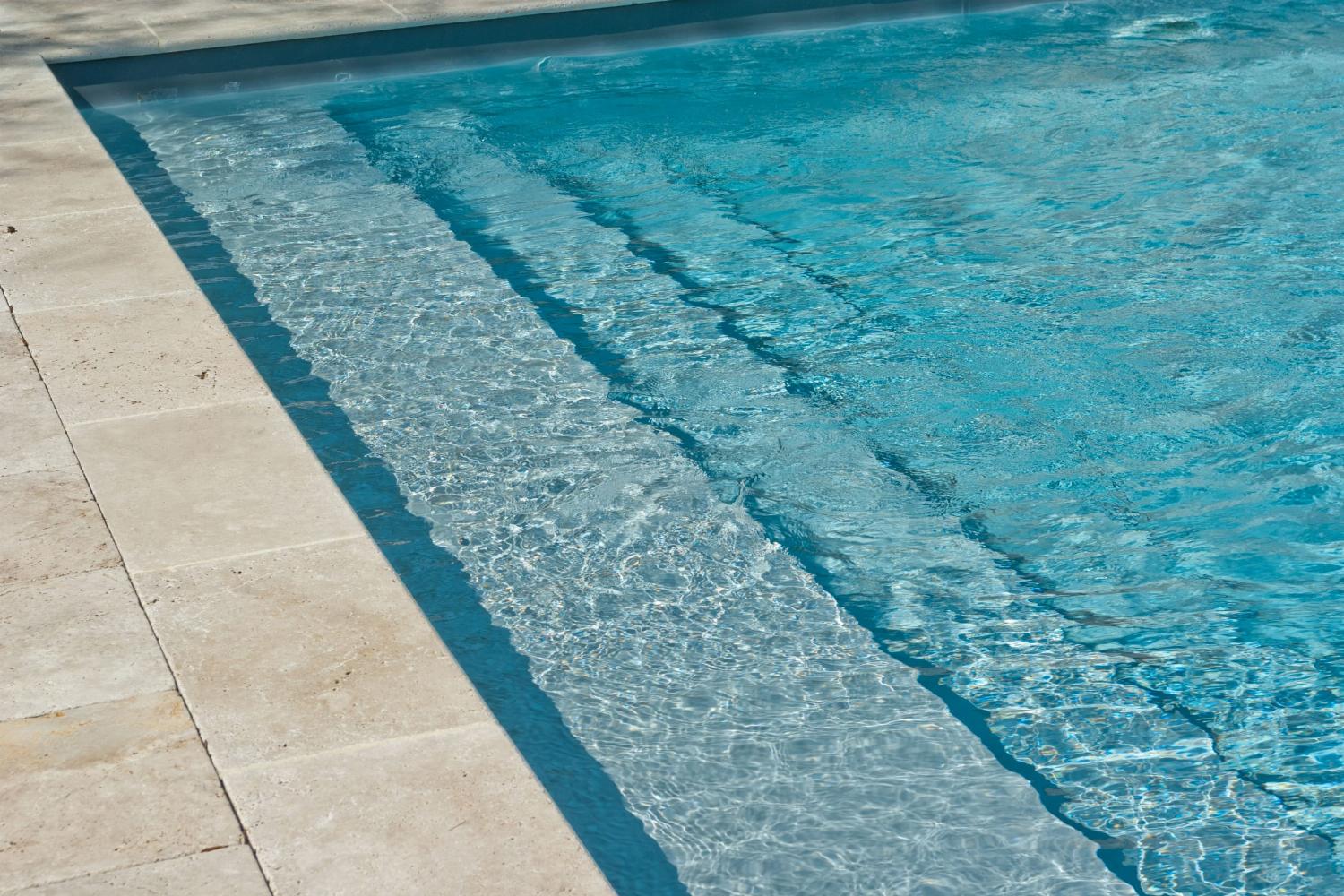 Private heated pool