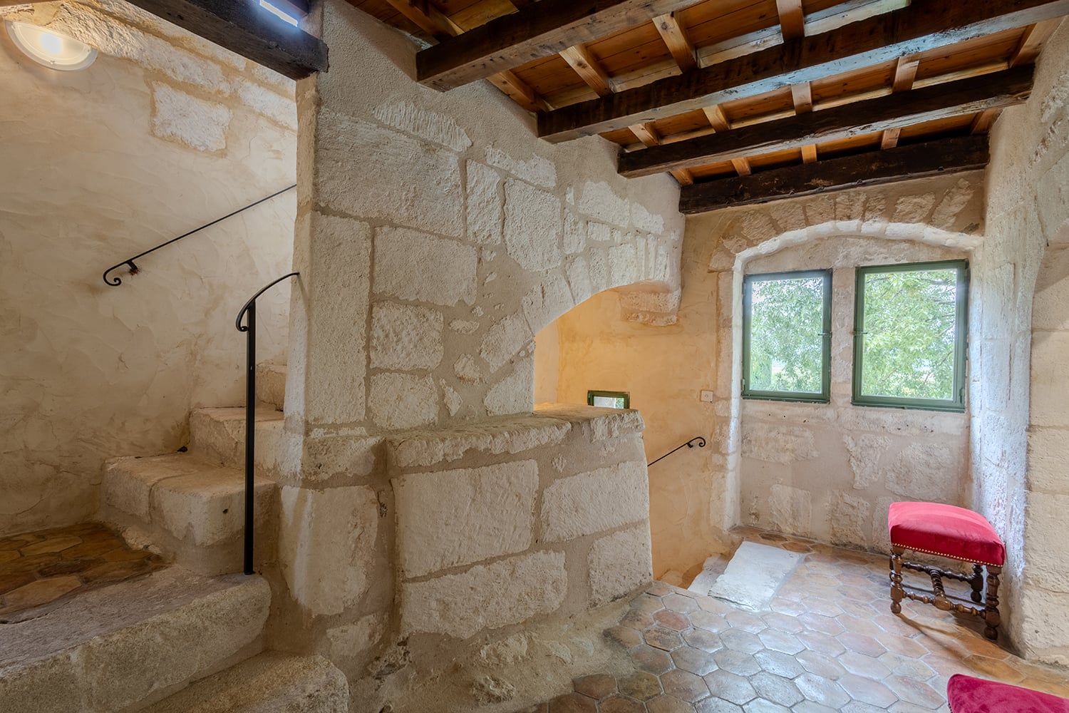 1st floor hallway | Rental home in Navacelles