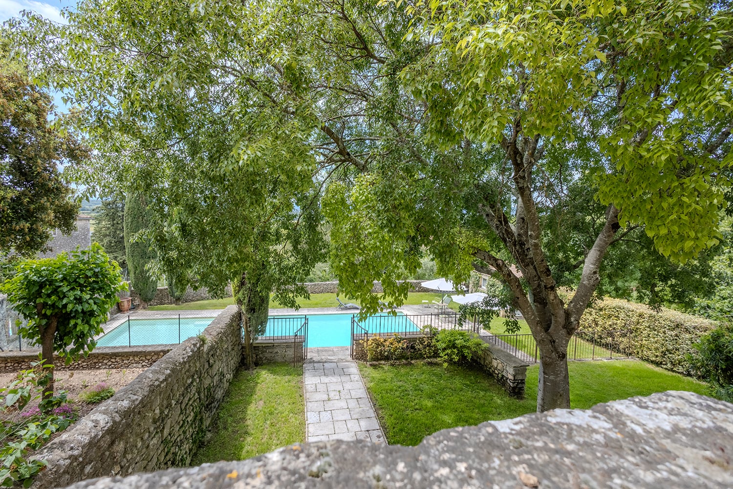 View from window | Rental home in Navacelles