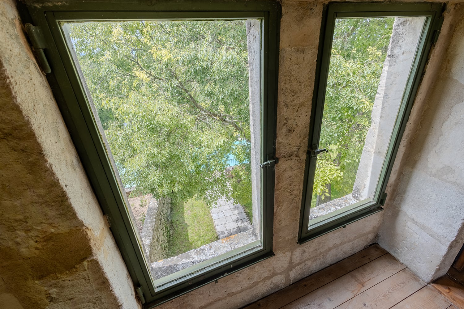 View from window | Rental home in Navacelles