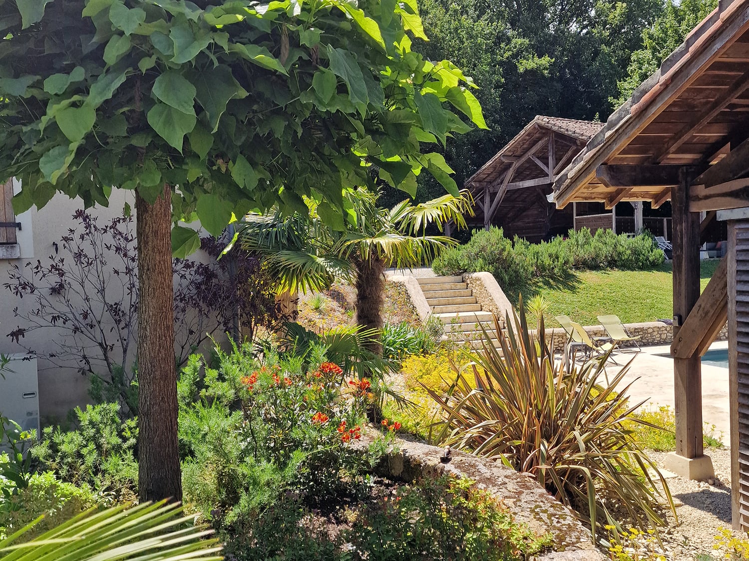 Garden | Holiday home in the Gers