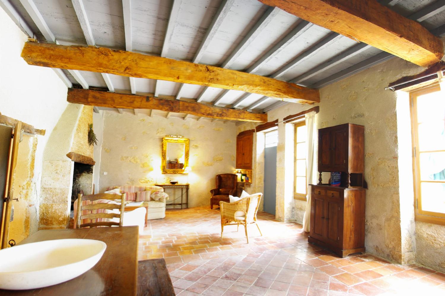 Living room | Holiday accommodation in the Gers