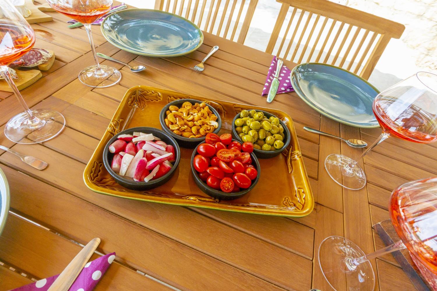 Dining terrace