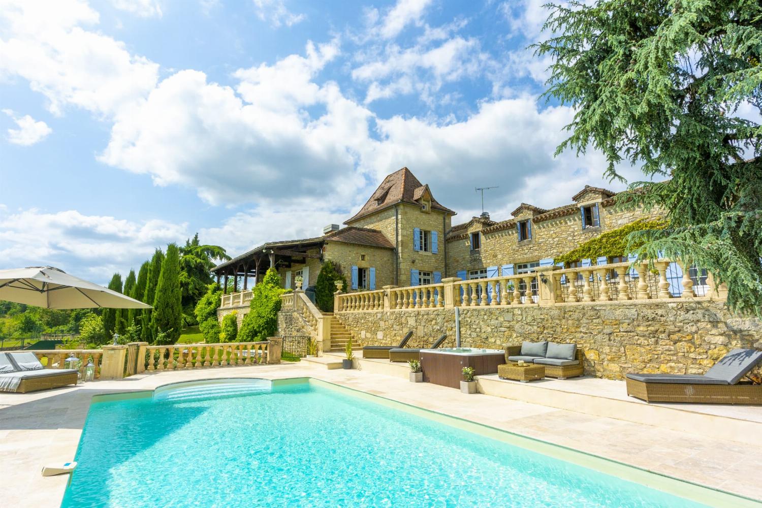 Holiday home in Lot with private heated pool
