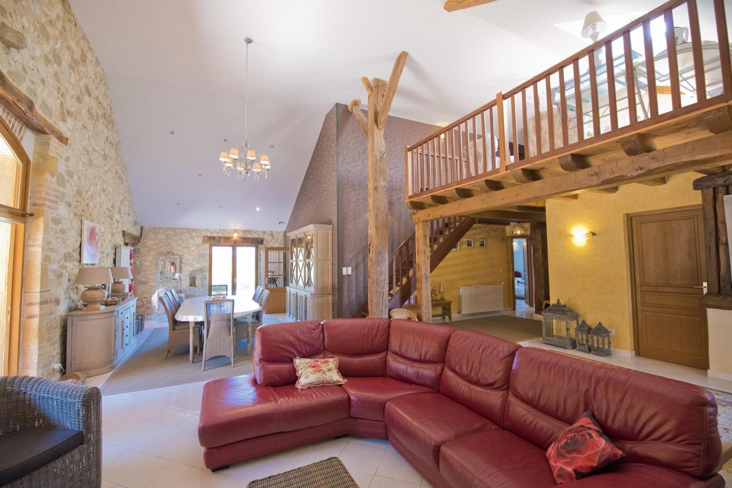 Living room | Holiday home in Lot-et-Garonne