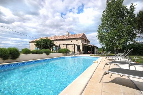 Private heated pool