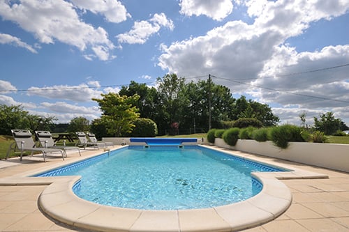 Private heated pool