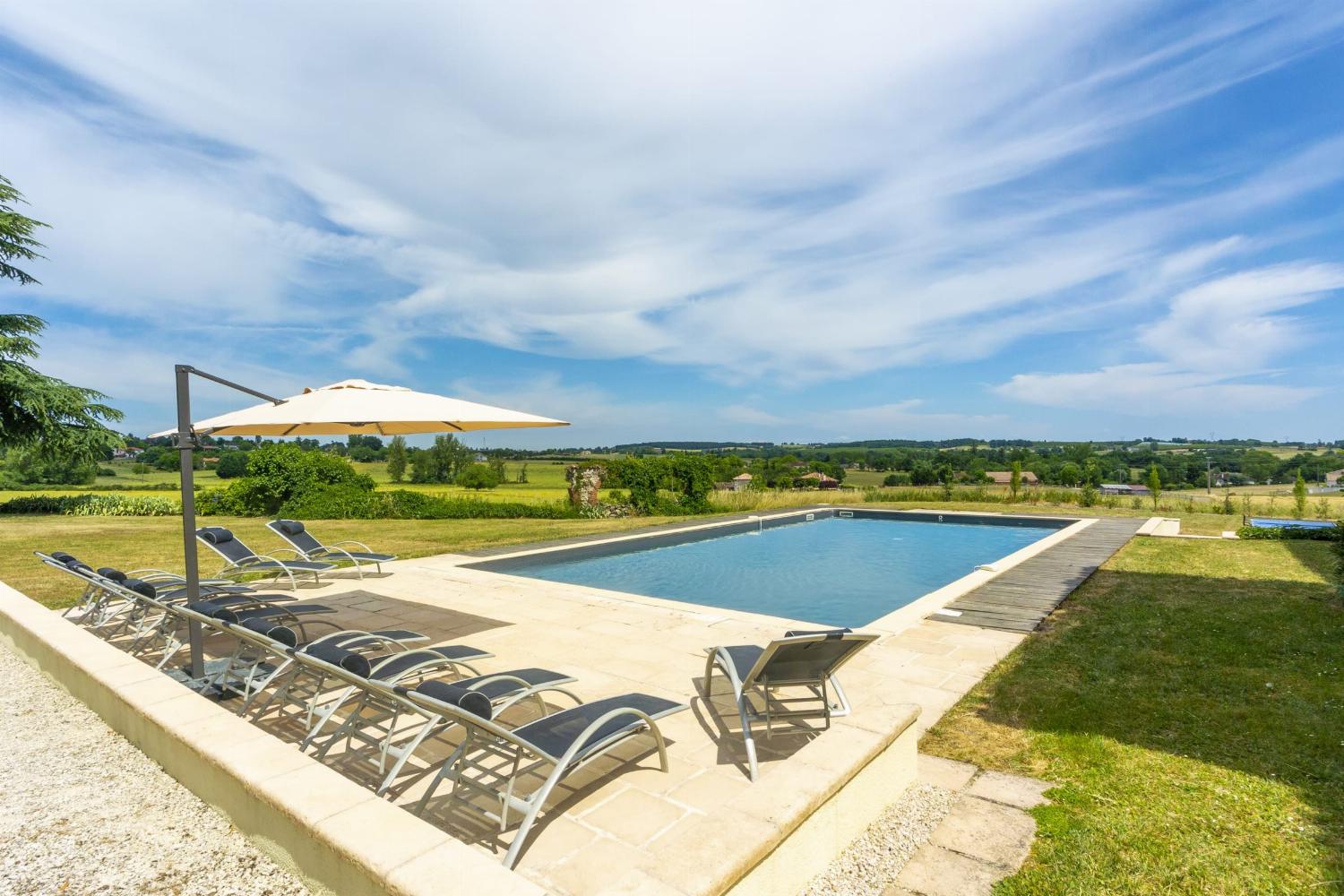 Private pool and terrace