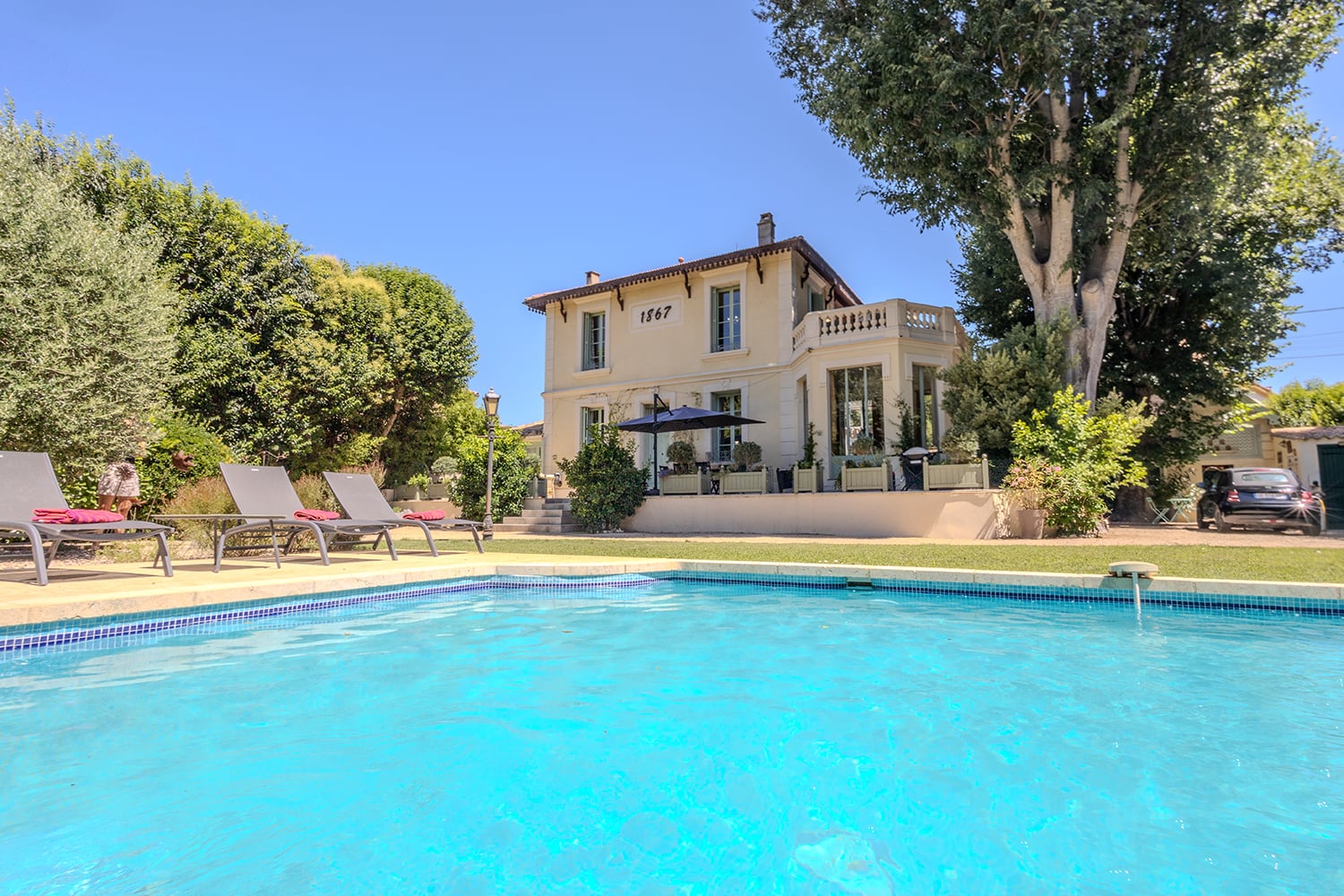 Holiday home in Pézenas with private heated pool