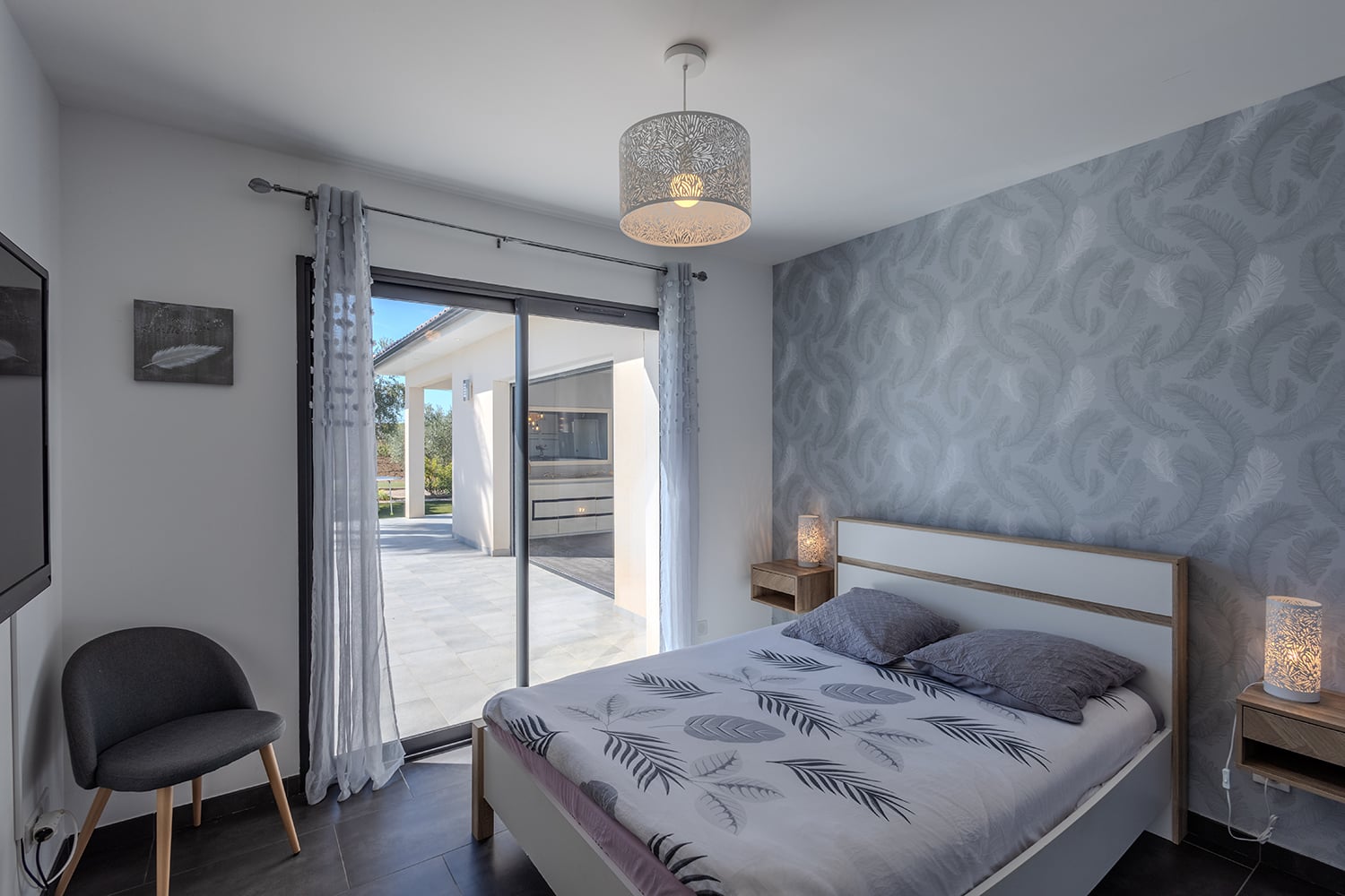 Bedroom | Rental villa in Servian with private pool Bedroom | Rental villa in Servian with private pool