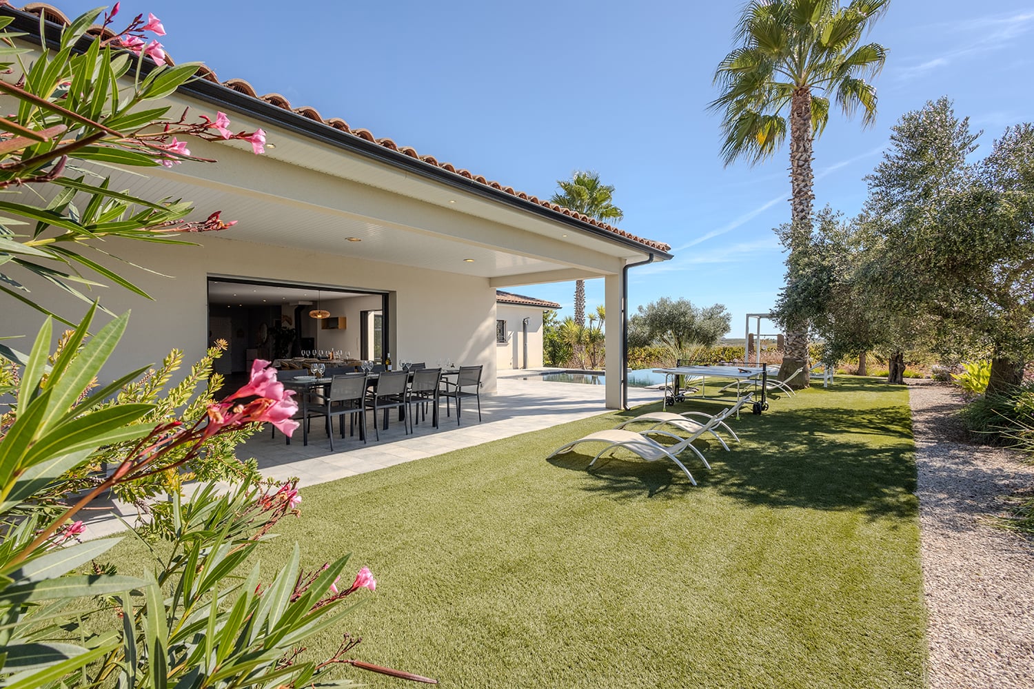 Lawned garden Lawned garden