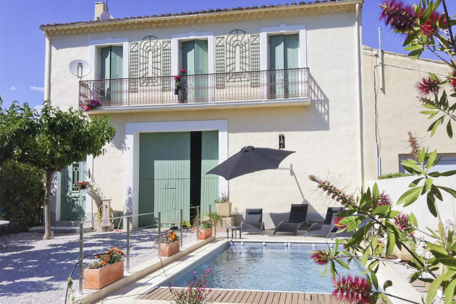 Holiday home in the South of France with private heated pool