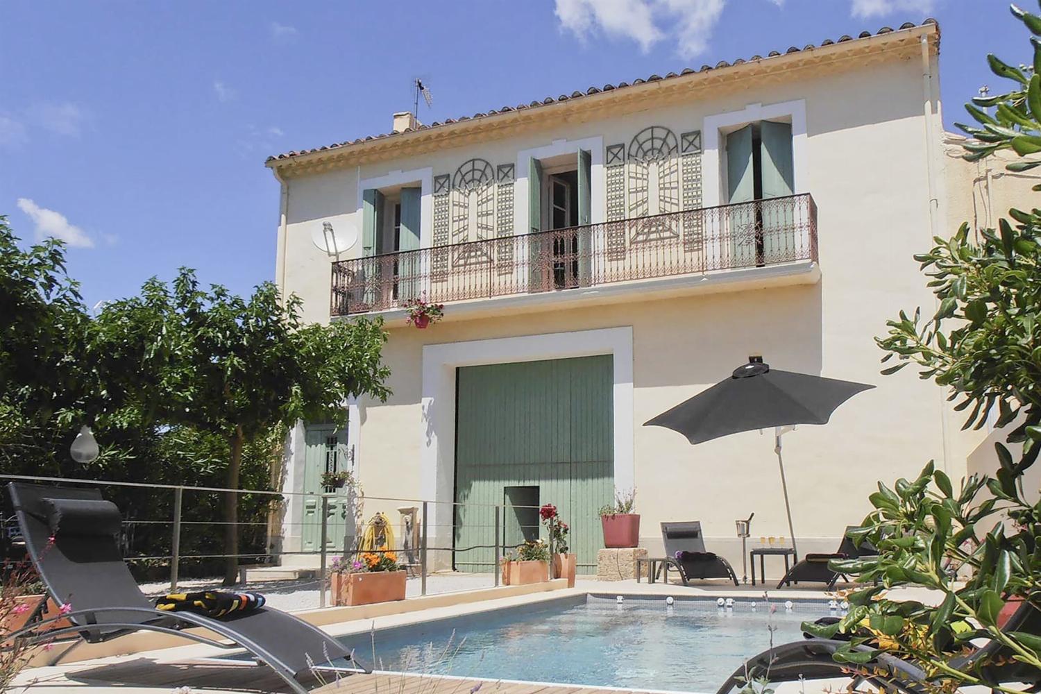 Holiday home in the South of France with private heated pool