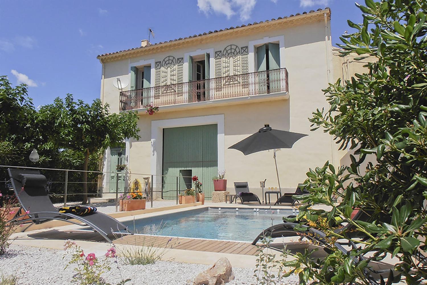 Holiday home in the South of France with private heated pool