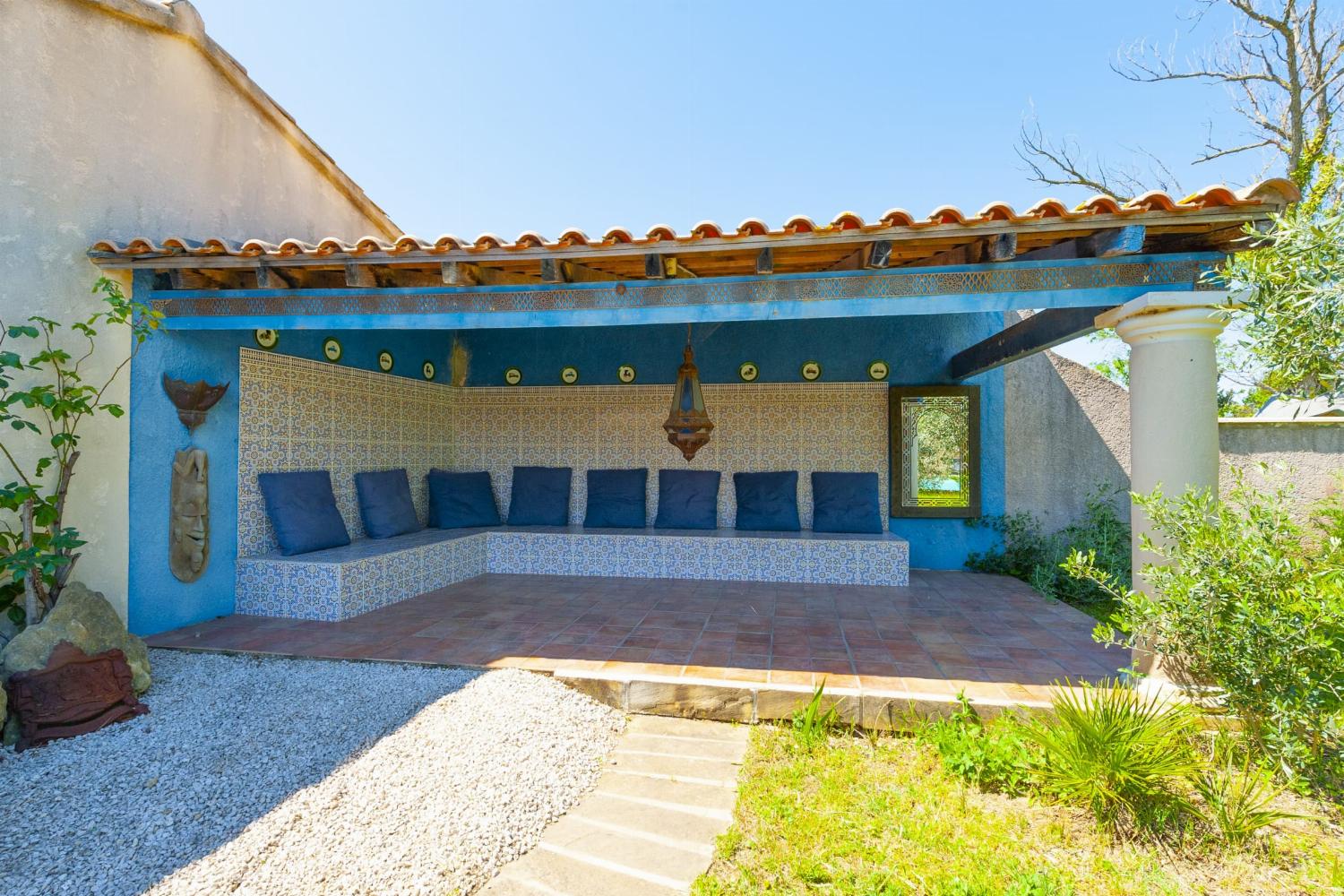 Shaded terrace