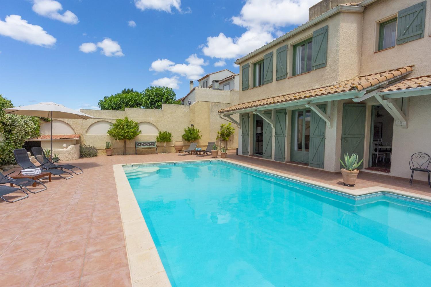 Rental home in South of France with private heated pool