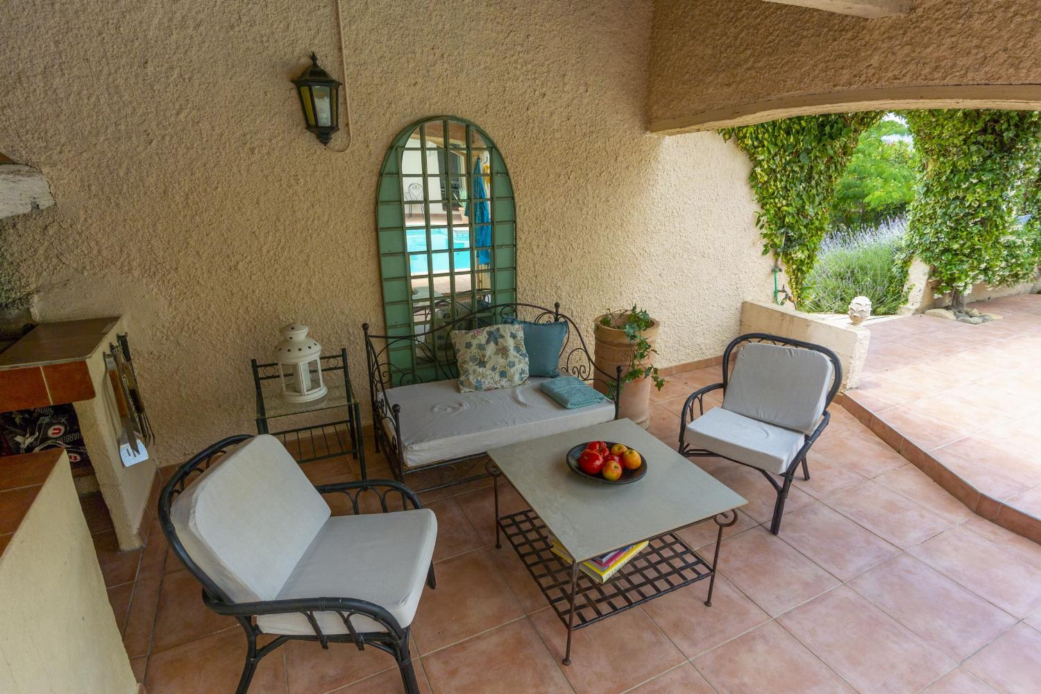 Shaded terrace