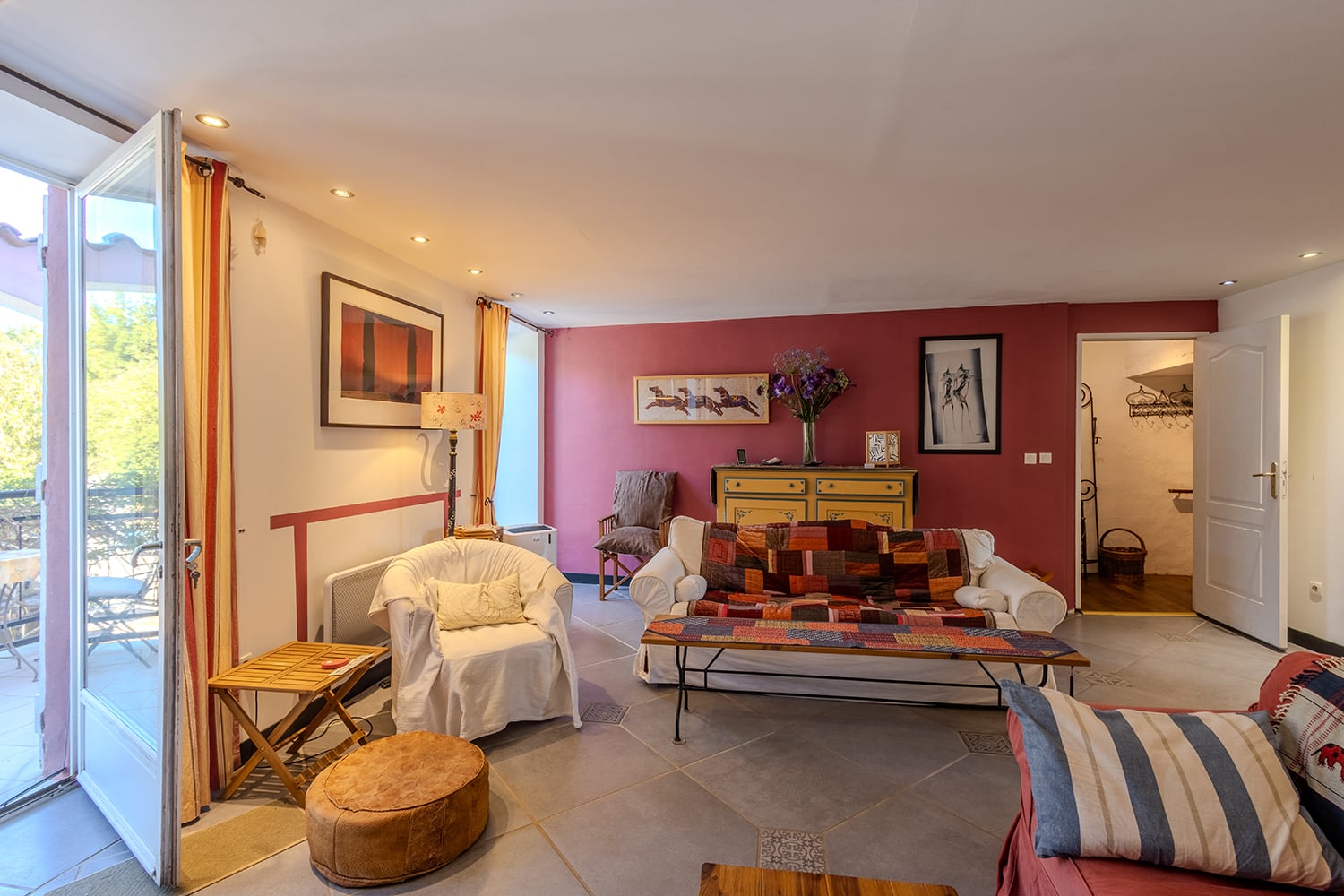 Sitting room | Holiday home in Faugères