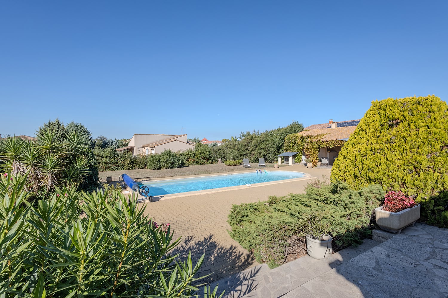 Private heated pool Private heated pool