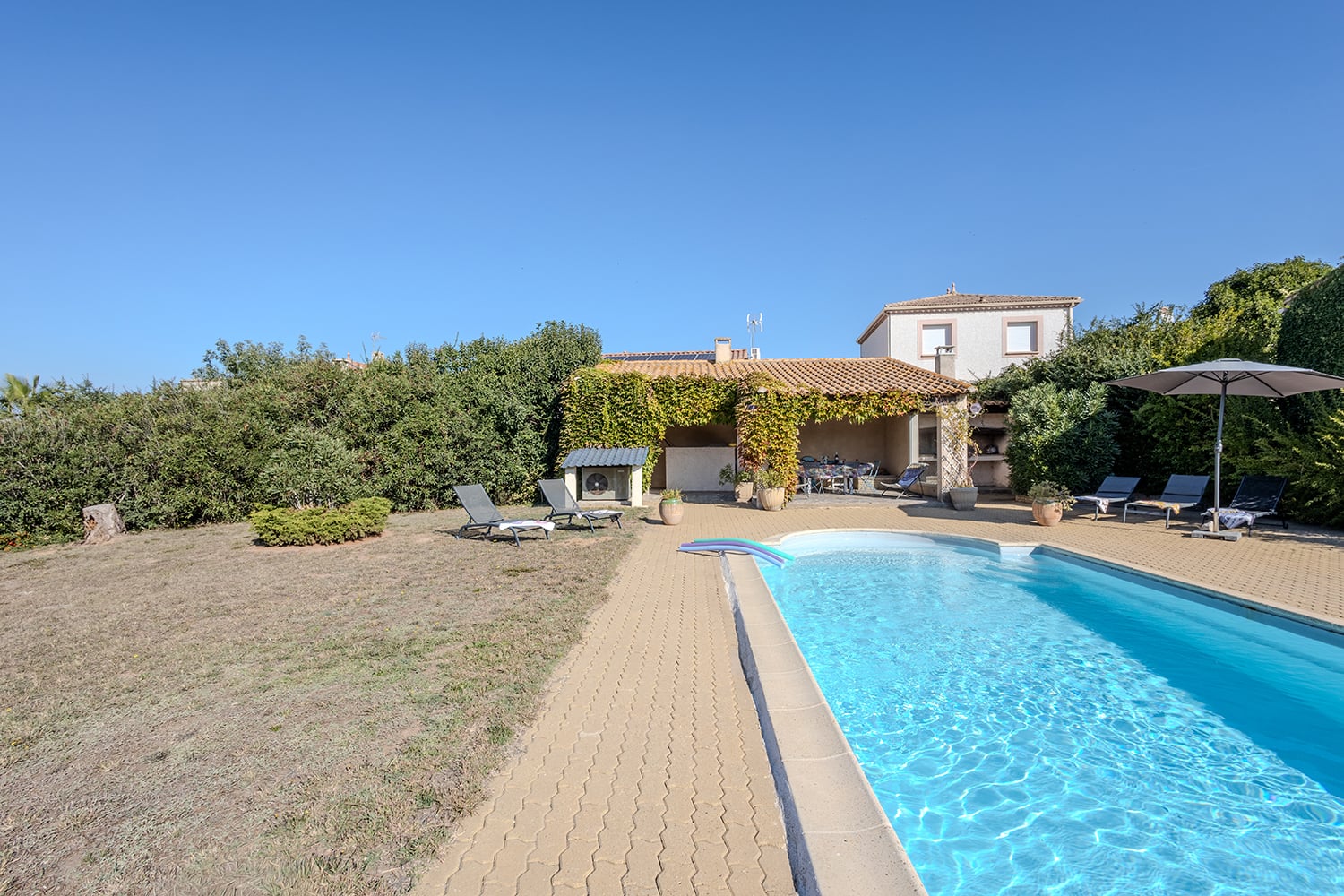 Private heated pool Private heated pool