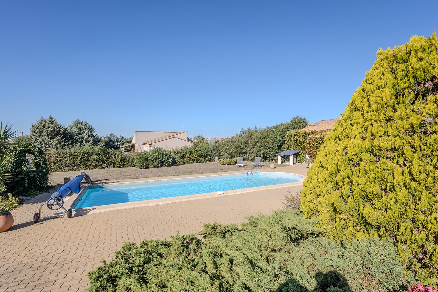 Private heated pool Private heated pool
