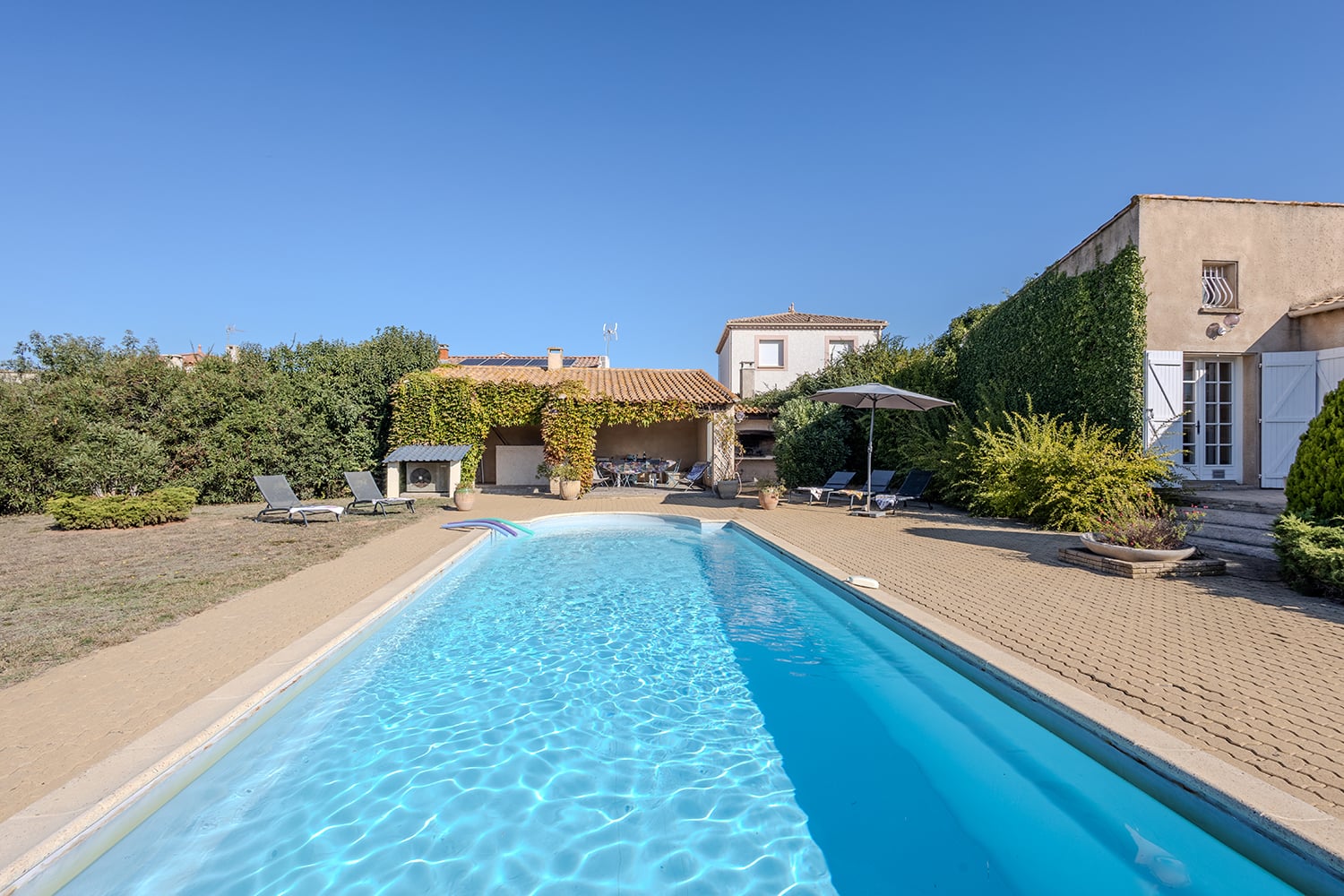 Private heated pool Private heated pool