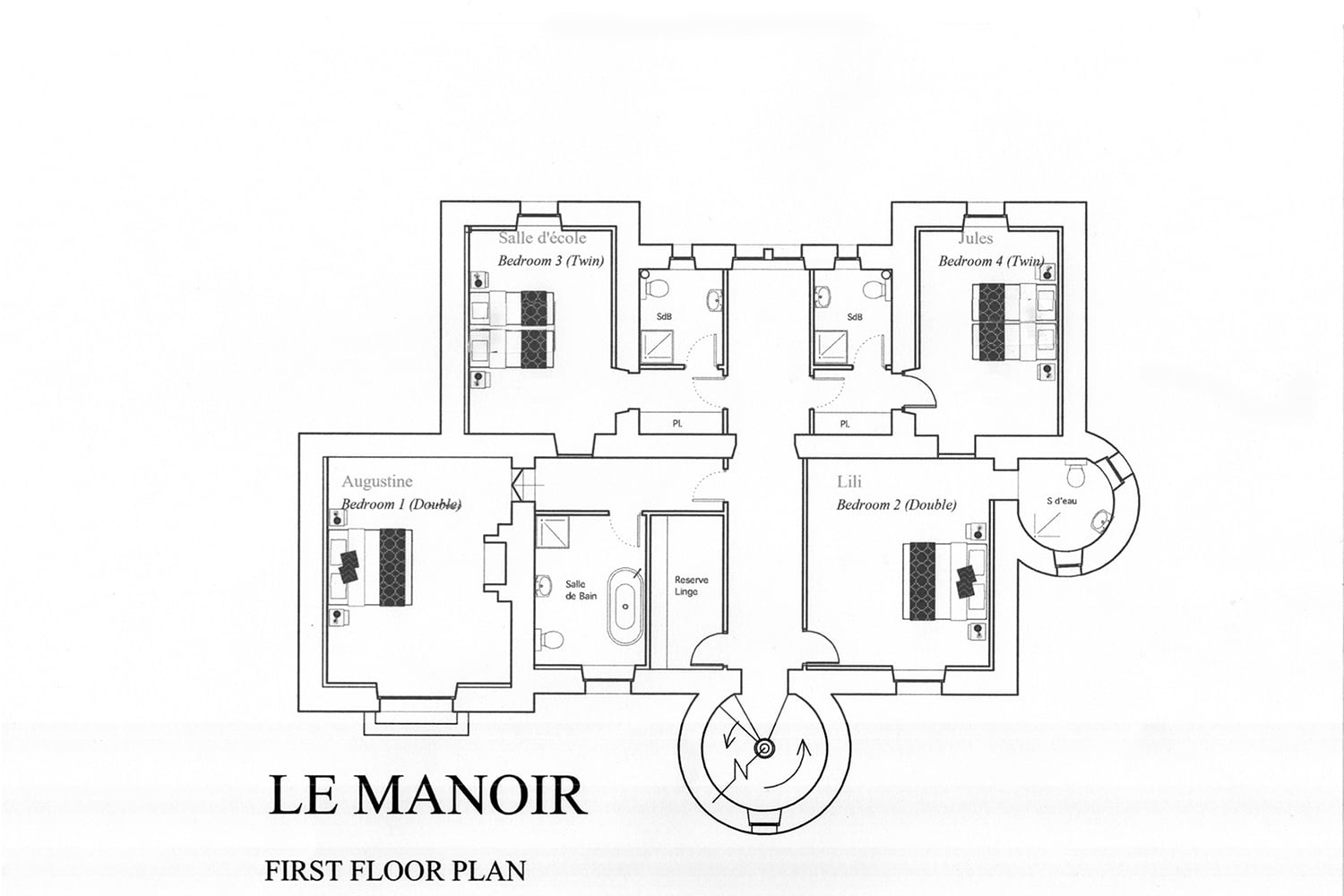 Château floor plan