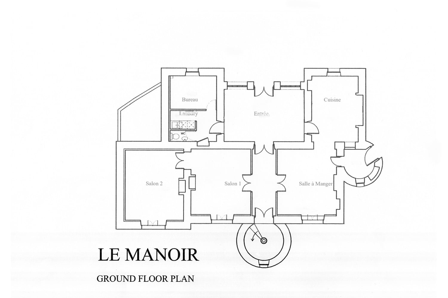 Château floor plan