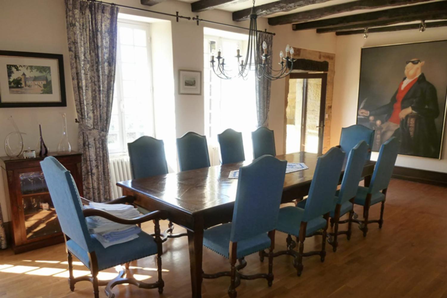 Dining room | Rental home in Dordogne